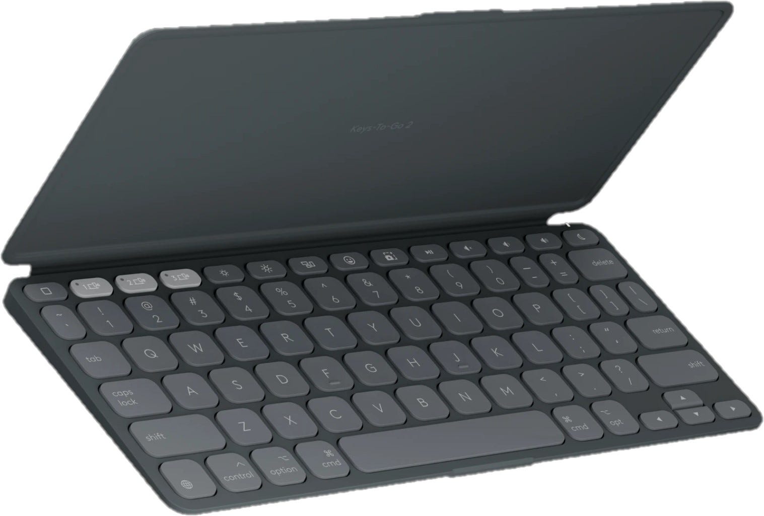Logitech Keys-To-Go 2 Portable Wireless Keyboard Layout for iPad (Graphite)