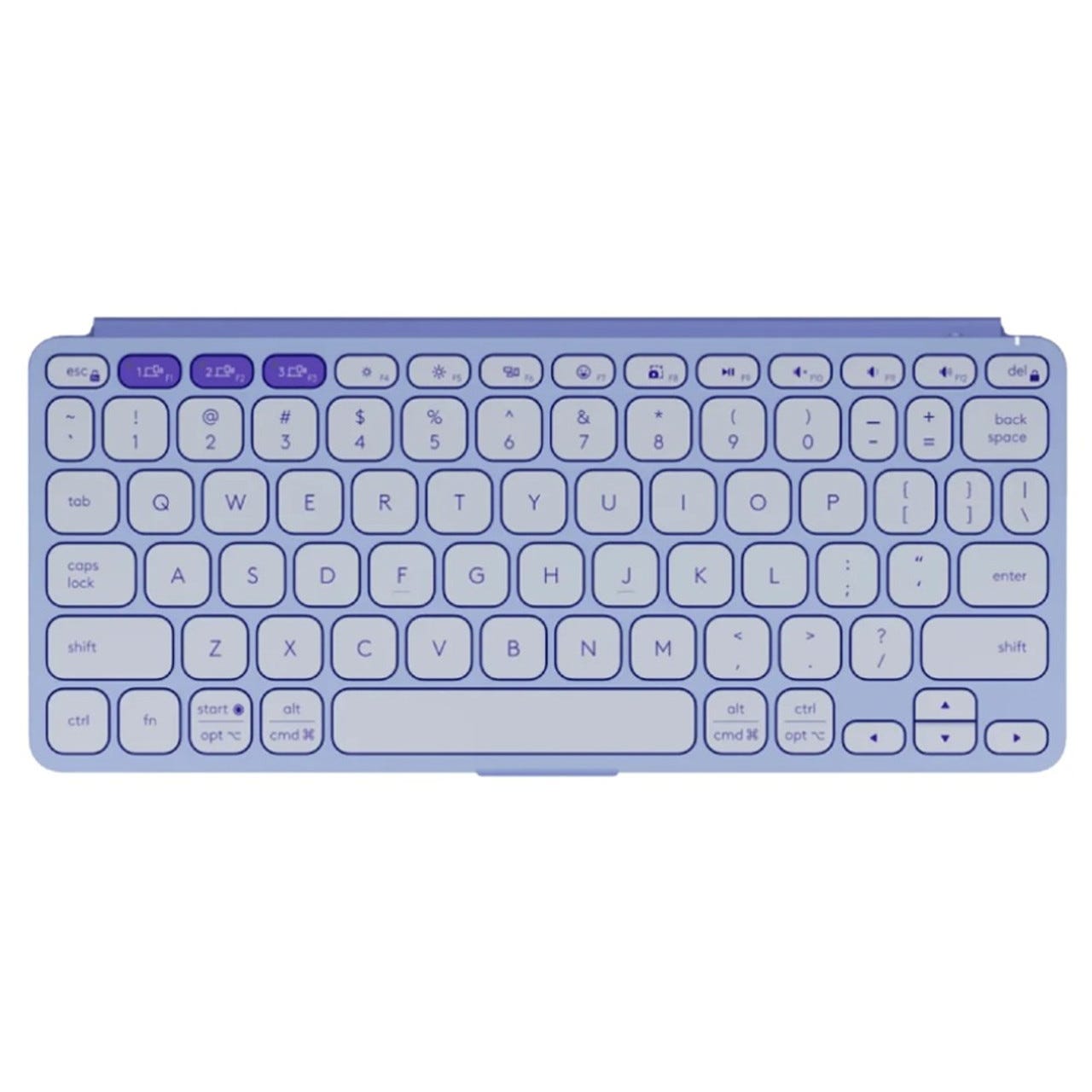 Logitech Keys-To-Go 2 Portable Wireless Keyboard Universal Layout (Lilac)