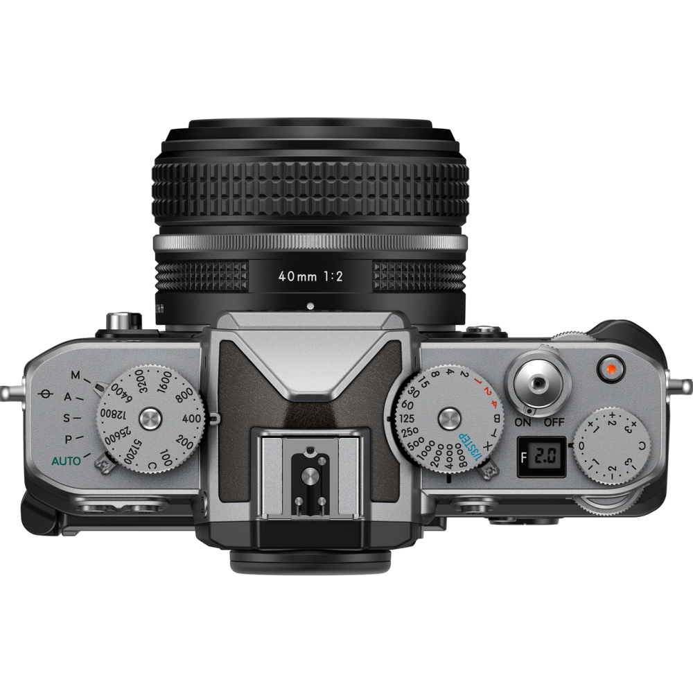 Nikon Z f with Z 40mm F/2 Lens Kit (Silver/Stone Grey)