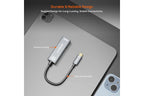 Mbeat Tough Link USB USB-C to DisplayPort Adapter with 100W PD (Space Grey)