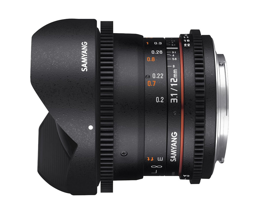 Samyang 12mm T3.1 VDSLR II - Nikon Full Frame 