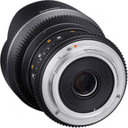 Samyang 14mm T3.1 VDSLR II Lens - Nikon F Mount