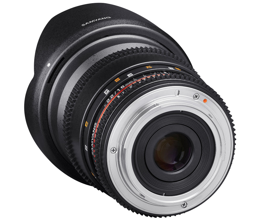 Samyang 16mm T2.2 VDSLR II Lens - Nikon F Mount - APS-C