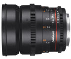 Samyang 24mm T1.5 VDSLR II Lens - Nikon F Mount