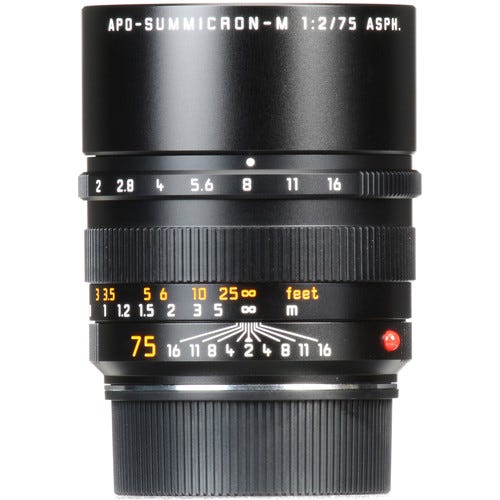 Leica - Summicron-m 75mm f/2 Apo