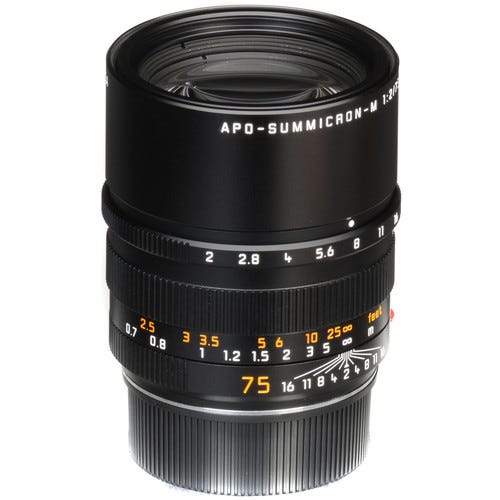 Leica - Summicron-m 75mm f/2 Apo