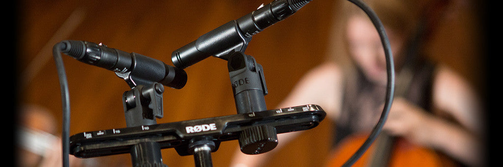 Rode Stereo Mounting Bar - Mount multiple microphones in flexible stereo arrays