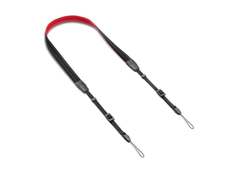 LEICA Carrying Strap Sofort Fabric Black-Red 