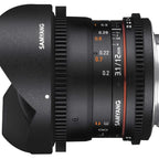 Samyang 12mm T3.1 VDSLR II Lens - Canon EF Mount