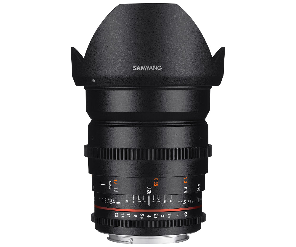 Samyang 24mm T1.5 VDSLR II Lens - Canon EF Mount