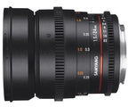Samyang 24mm T1.5 VDSLR II Lens - Canon EF Mount