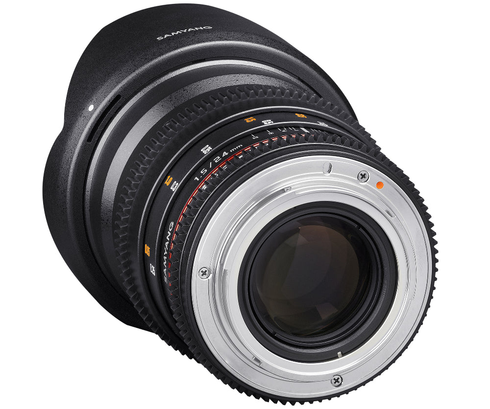 Samyang 24mm T1.5 VDSLR II Lens - Canon EF Mount
