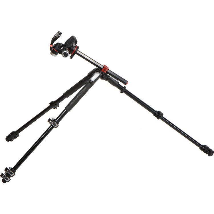 Manfrotto MK190XPRO4-3W Tripod - 3 Way Pan and Tilt Head