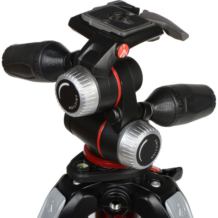 Manfrotto MK190XPRO4-3W Tripod - 3 Way Pan and Tilt Head