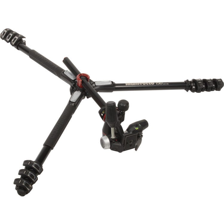 Manfrotto MK190XPRO4-3W Tripod - 3 Way Pan and Tilt Head