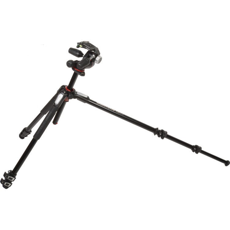 Manfrotto MK190XPRO3-3W Tripod with the MHXPRO-3W 3-way Pan/Tilt Head