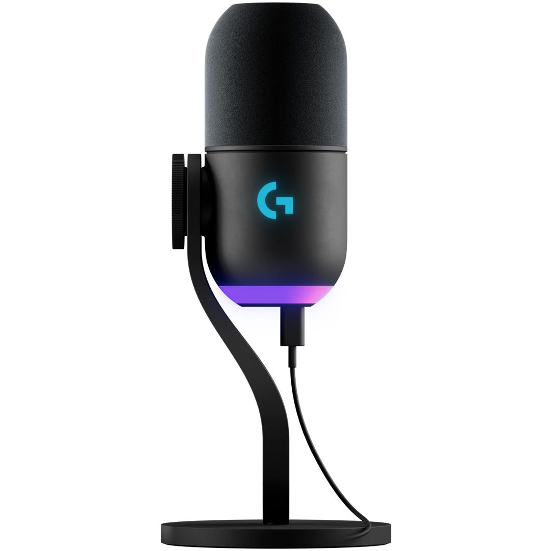 Logitech G Yeti GX Dynamic Gaming Microphone with LIGHTSYNC (Black)