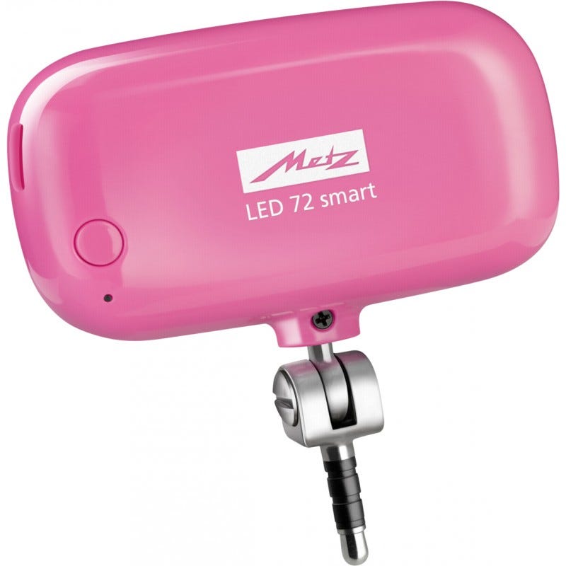Metz Mecalight LED-72 Smartphone - Tablet LED Light -  Pink