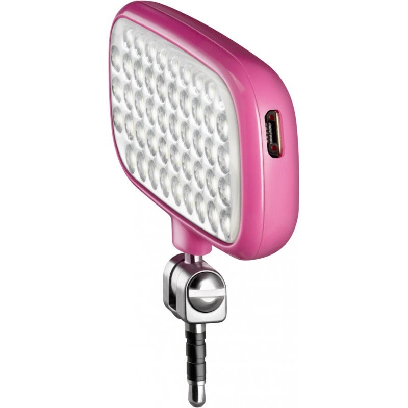 Metz Mecalight LED-72 Smartphone - Tablet LED Light -  Pink