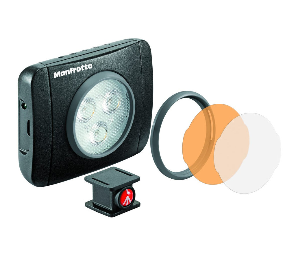 Manfrotto Lumimuse 3 On-Camera LED Light and Accessories  (Black)