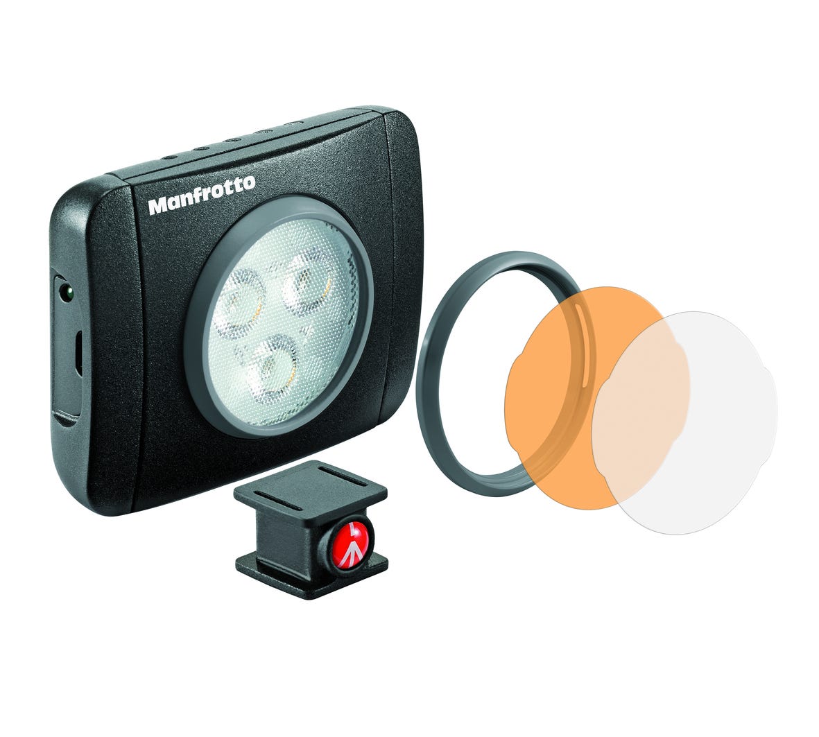 Manfrotto Lumimuse 3 On-Camera LED Light and Accessories  (Black)