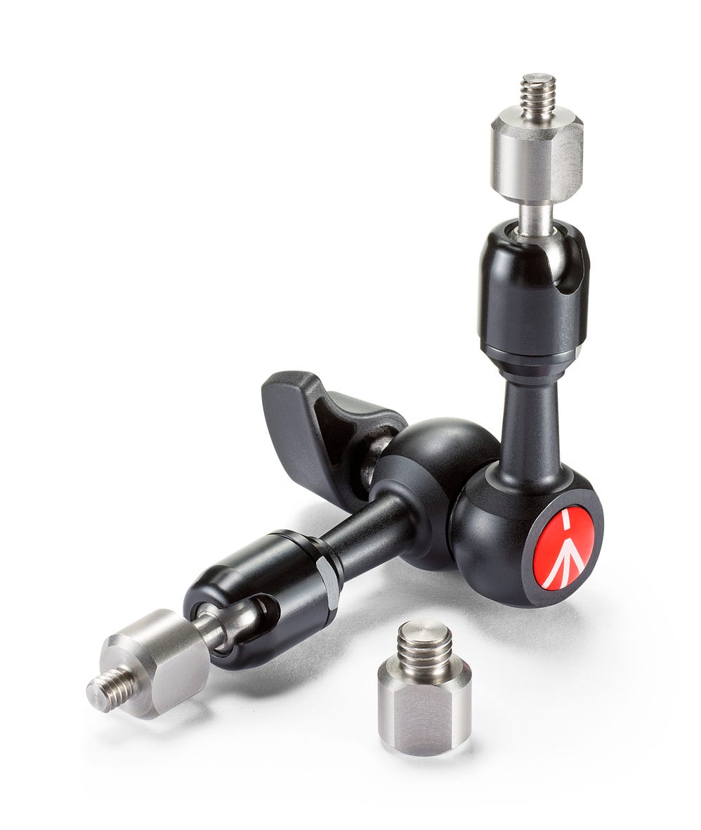Manfrotto 15cm Micro friction arm with interchangeable 1 /4” attachments and 3/8’’ adapter