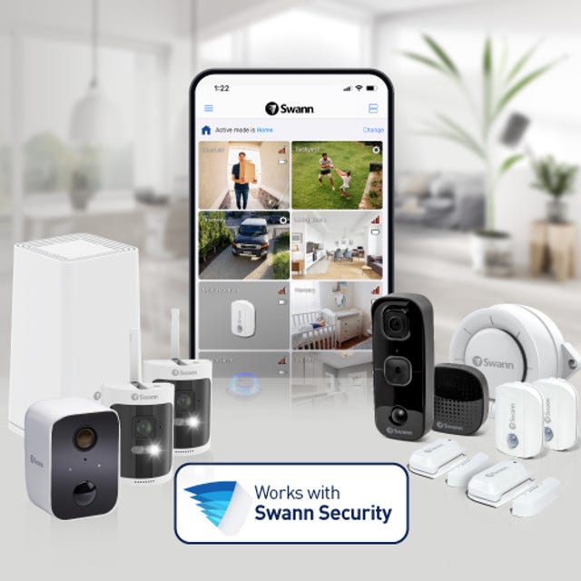 Swann 4 Camera 4 Channel 4K UHD Spotlight DVR Security System