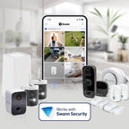 Swann 4 Camera 4 Channel 4K UHD Spotlight DVR Security System