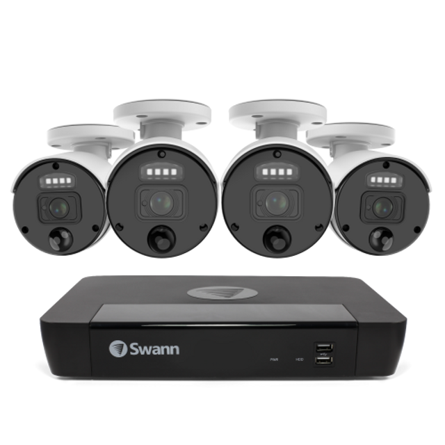 Swann Master-Series 4 Camera 8 Channel 4K NVR Security System 