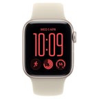 Apple Watch SE 3 44mm Starlight Aluminium GPS + Cellular Sand Sport Band (M/L)