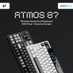 VOICSKY ATMOS 87 Wireless Keyboard w/ Dynamic Screen (Dark)(Tone Linear Switch)