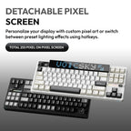 VOICSKY ATMOS 87 Wireless Keyboard w/ Dynamic Screen (Dark)(Tone Linear Switch)
