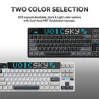 VOICSKY ATMOS 87 Wireless Keyboard w/ Dynamic Screen (Dark)(Tone Linear Switch)