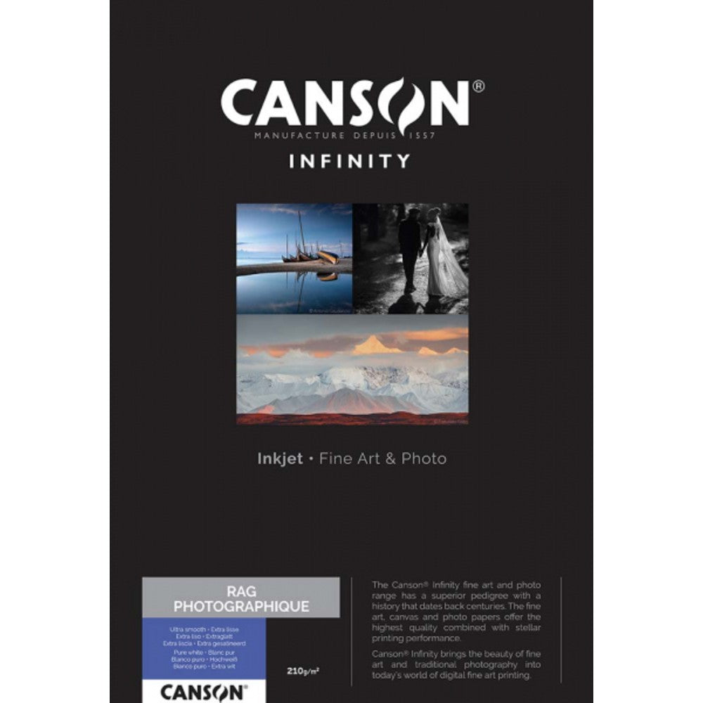 Canson Rag Photographique II 210gsm A2 25 Sheets