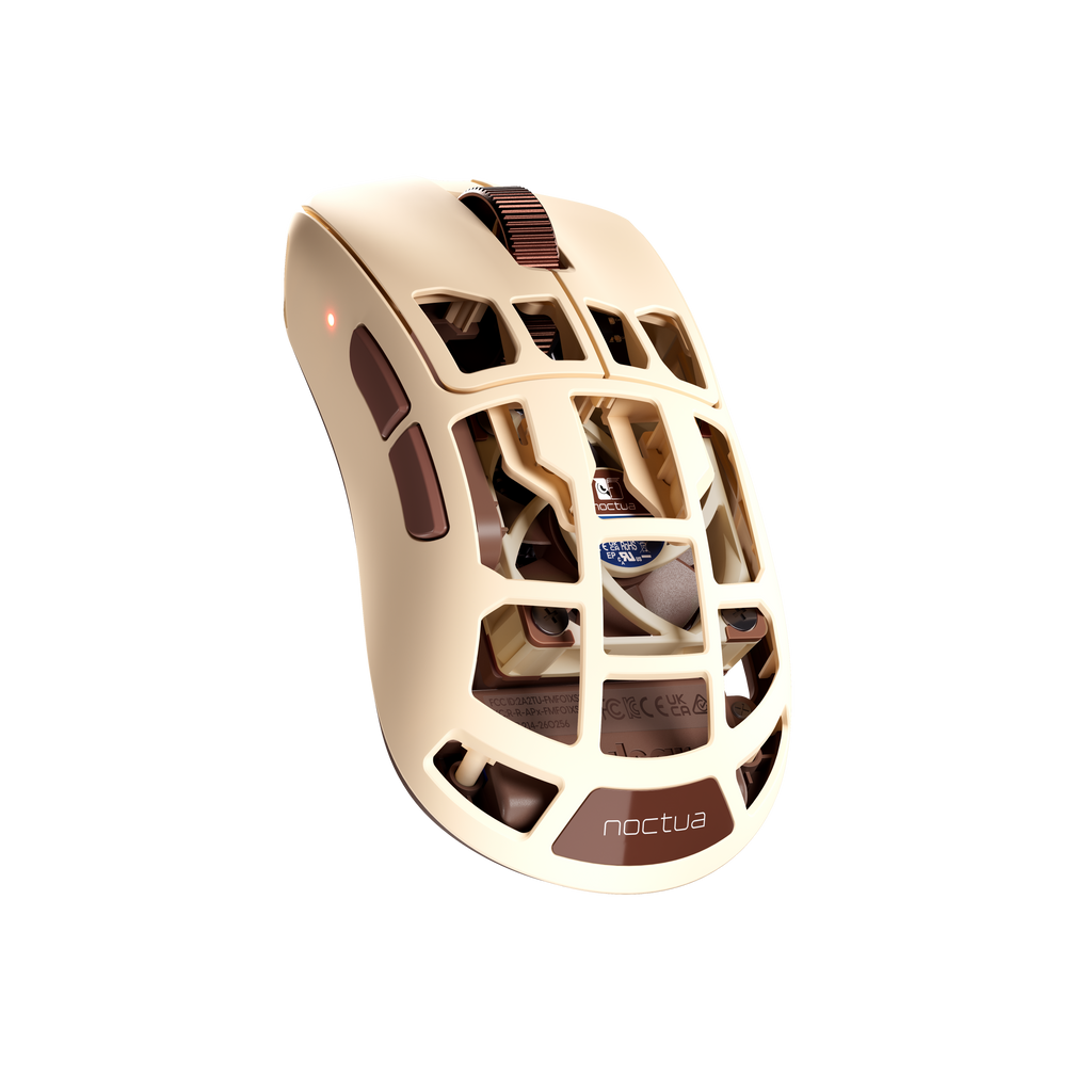 Pulsar x Noctua Feinmann F01 8K Wireless Fan-Cooled Gaming Mouse