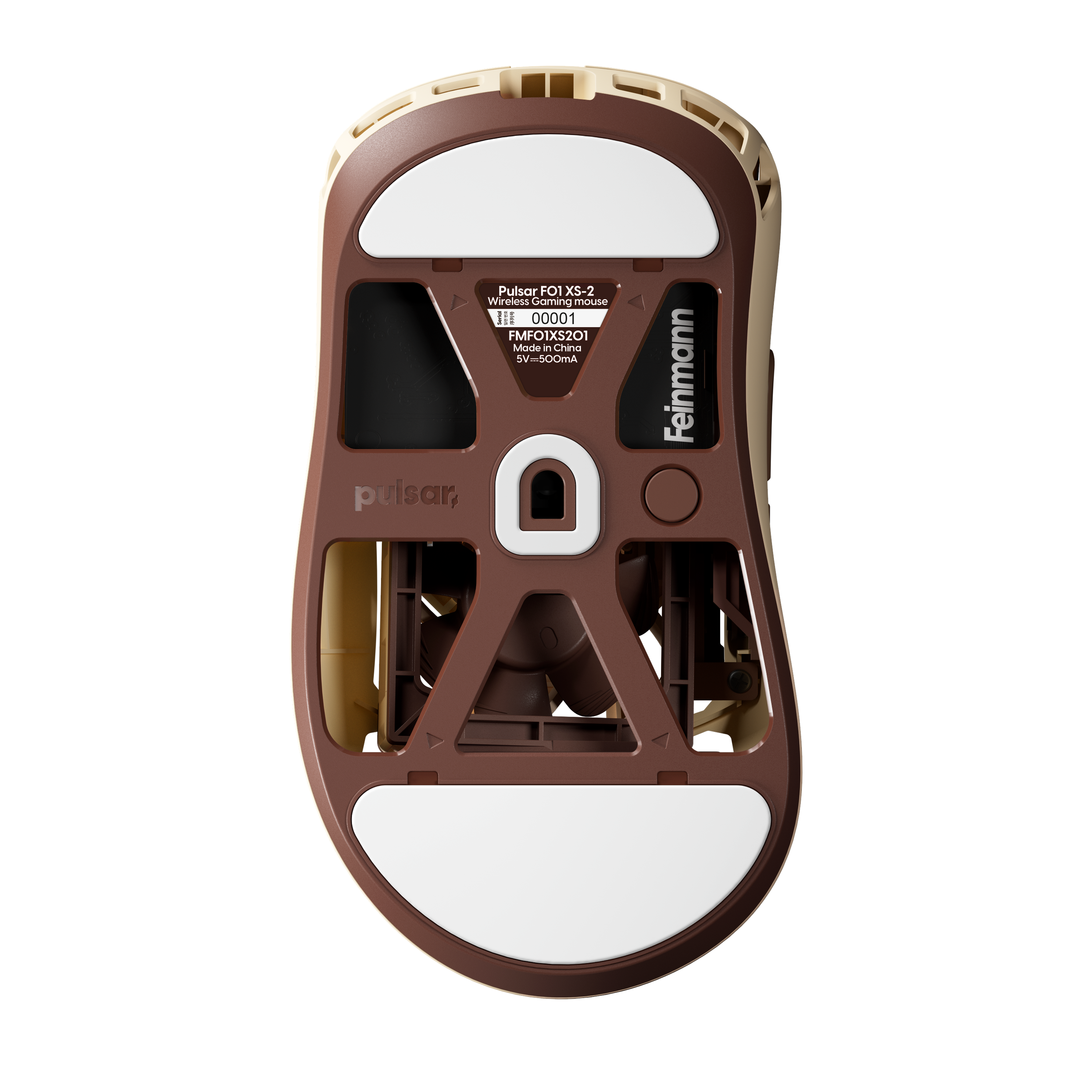 Pulsar x Noctua Feinmann F01 8K Wireless Fan-Cooled Gaming Mouse