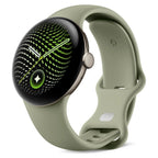 Google Pixel Watch 5 41mm Wi-Fi Smartwatch - Satin Pyrite / Olive Active Band