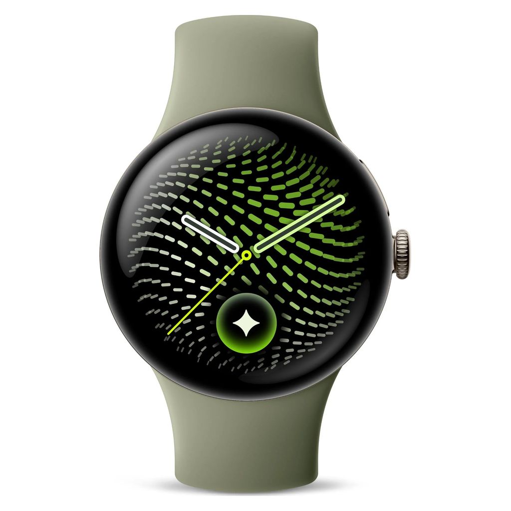 Google Pixel Watch 5 41mm Wi-Fi Smartwatch - Satin Pyrite / Olive Active Band
