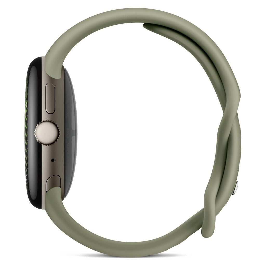 Google Pixel Watch 5 41mm Wi-Fi Smartwatch - Satin Pyrite / Olive Active Band