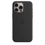 Open Box Apple iPhone 15 Pro Max Silicone Case with MagSafe (Black)