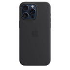 Open Box Apple iPhone 15 Pro Max Silicone Case with MagSafe (Black)