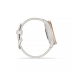 Garmin vivomove Trend - Peach Gold Stainless Steel Bezel w. Ivory Case and Silicone Band