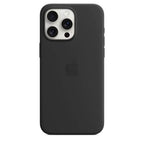 Open Box Apple iPhone 15 Pro Max Silicone Case with MagSafe (Black)