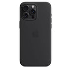 Open Box Apple iPhone 15 Pro Max Silicone Case with MagSafe (Black)