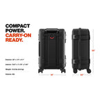 Pelican 22" ATX Carry-On Hard Sided Luggage (Black)