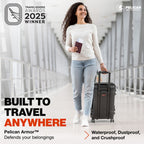 Pelican 22" ATX Carry-On Hard Sided Luggage (Black)