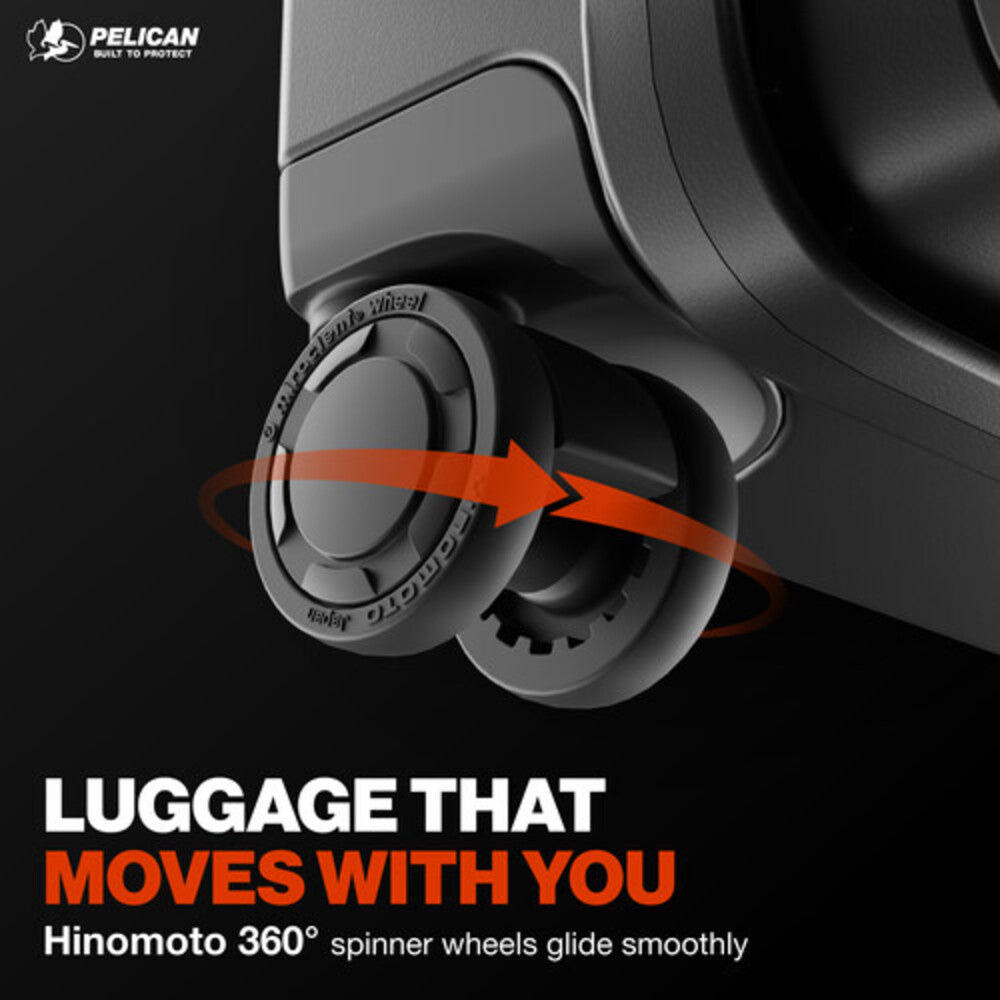 Pelican 22" ATX Carry-On Hard Sided Luggage (Black)
