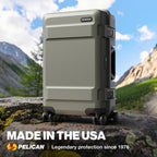 Pelican 22" ATX Carry-On Hard Sided Luggage (Charcoal)