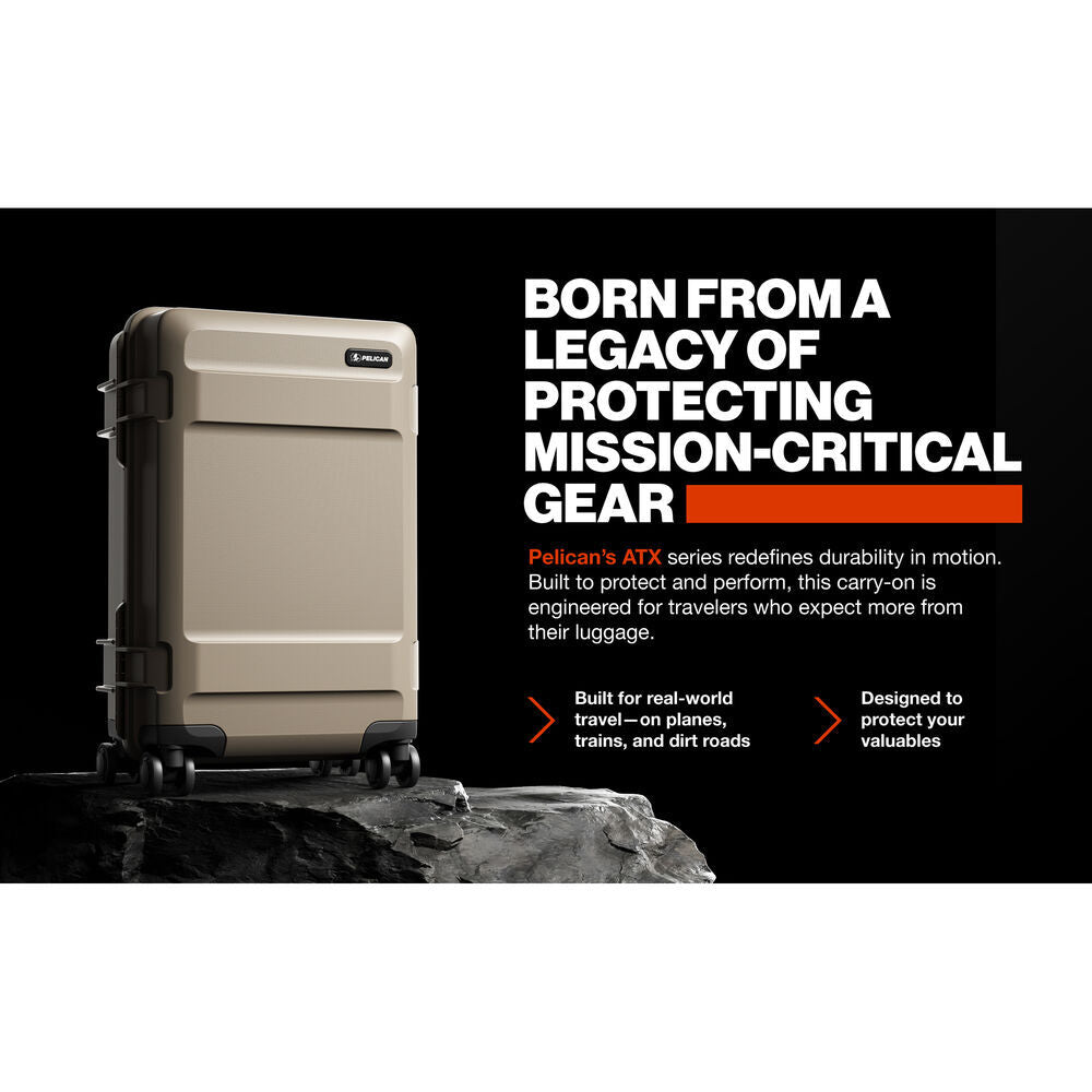 Pelican 22" ATX Carry-On Hard Sided Luggage (Sand)