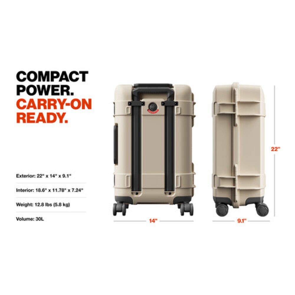 Pelican 22" ATX Carry-On Hard Sided Luggage (Sand)